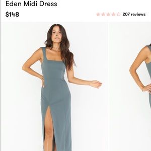 Show me your mumu eden midi dress